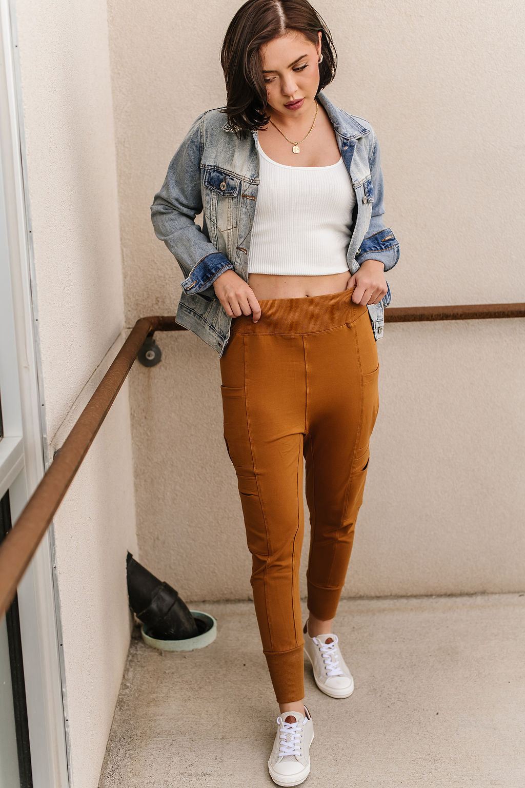 BEVIQUEEN Level Up Joggers- Mustard