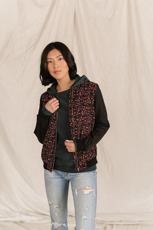 BEVIQUEEN Bomber Jacket - Kiss Goodnight