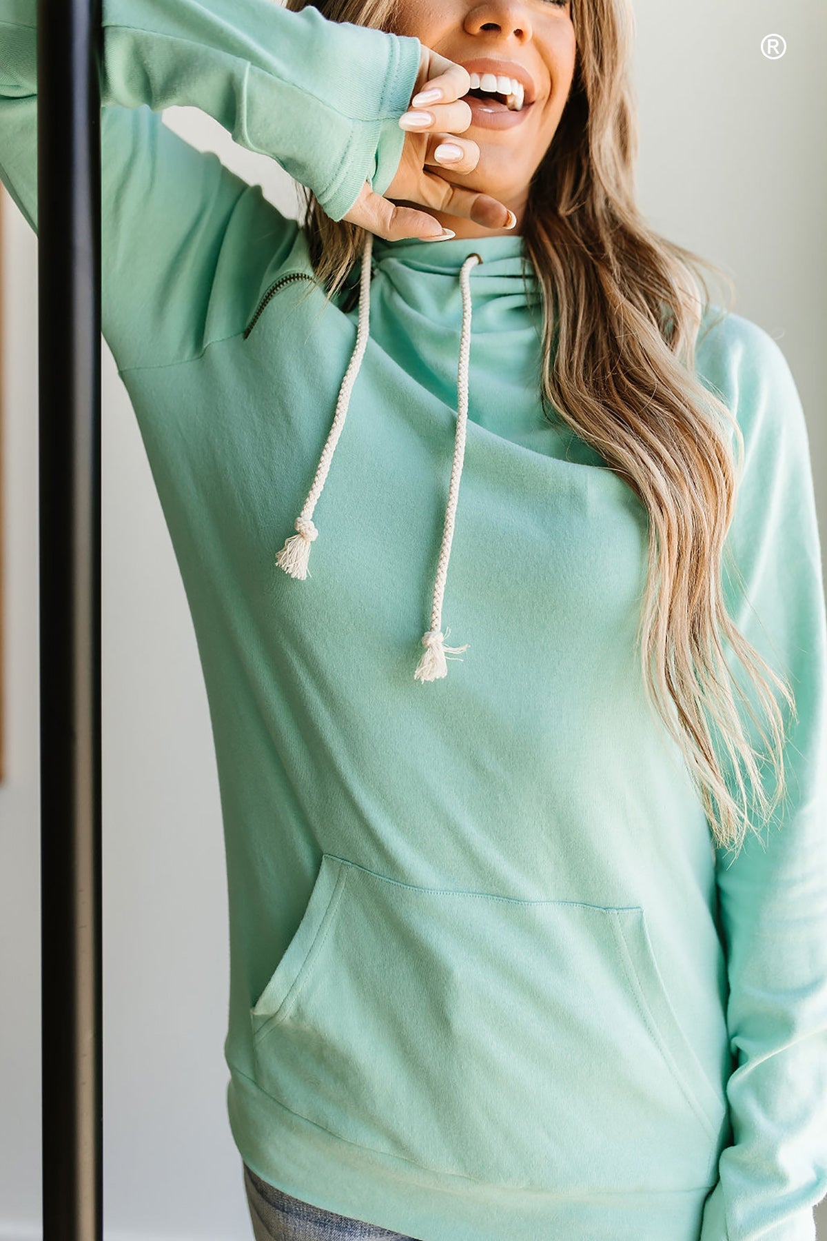 BEVIQUEEN DoubleHood™ Sweatshirt - Aqua