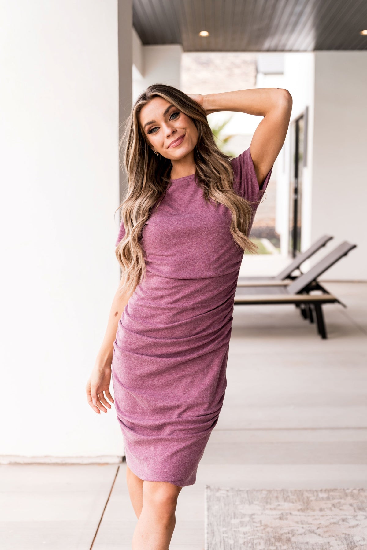 BEVIQUEEN Better Than Basic Dress -  Purple