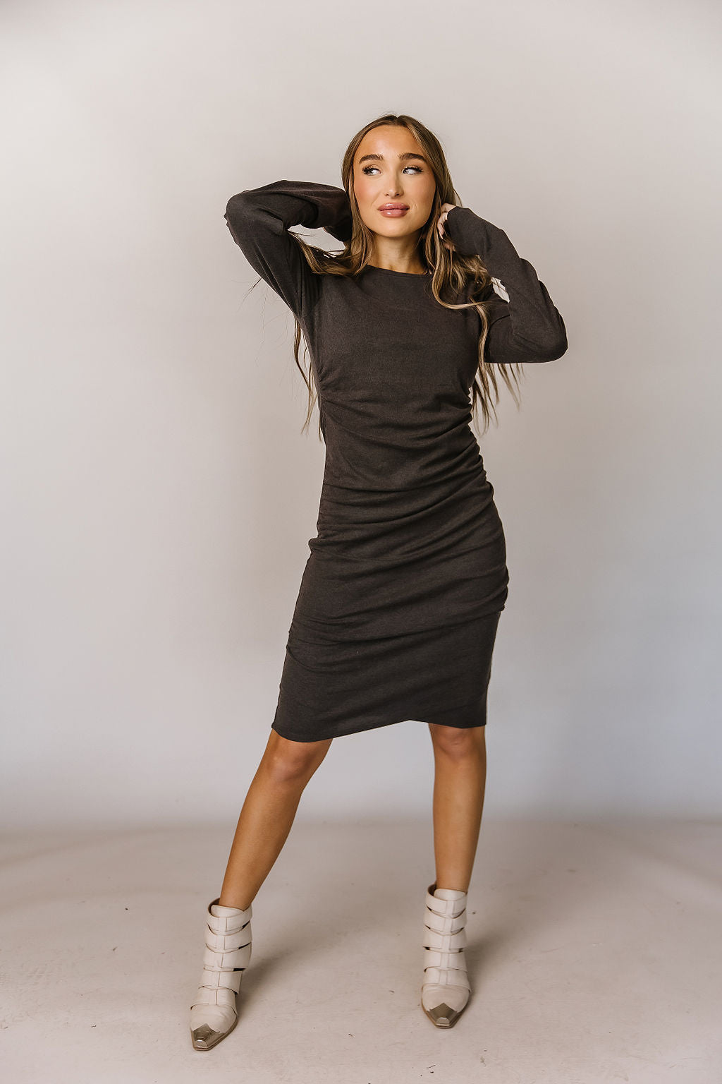 BEVIQUEEN Better Than Basic Dress -  Smoke