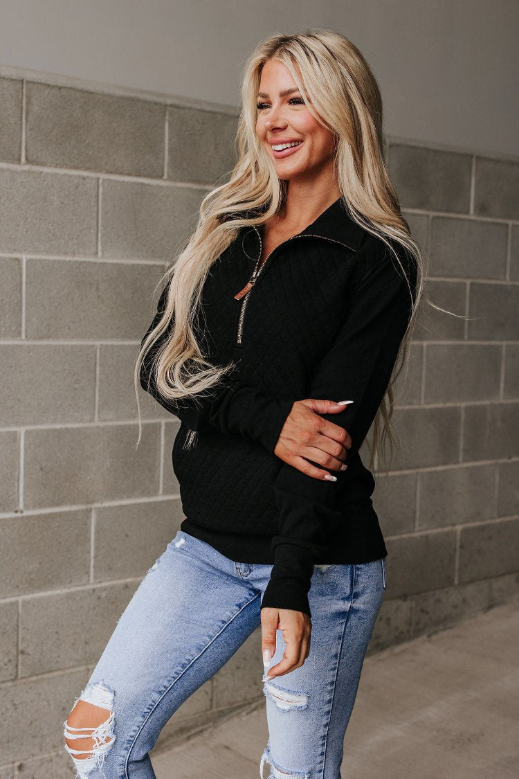 BEVIQUEEN HalfZip Sweatshirt - Harvest Moon