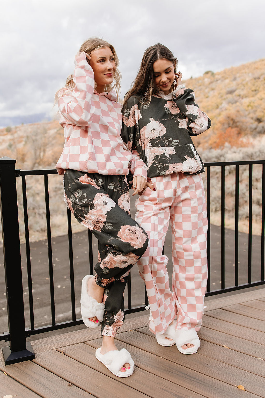 BEVIQUEEN University Hoodie - Blush & Blooms