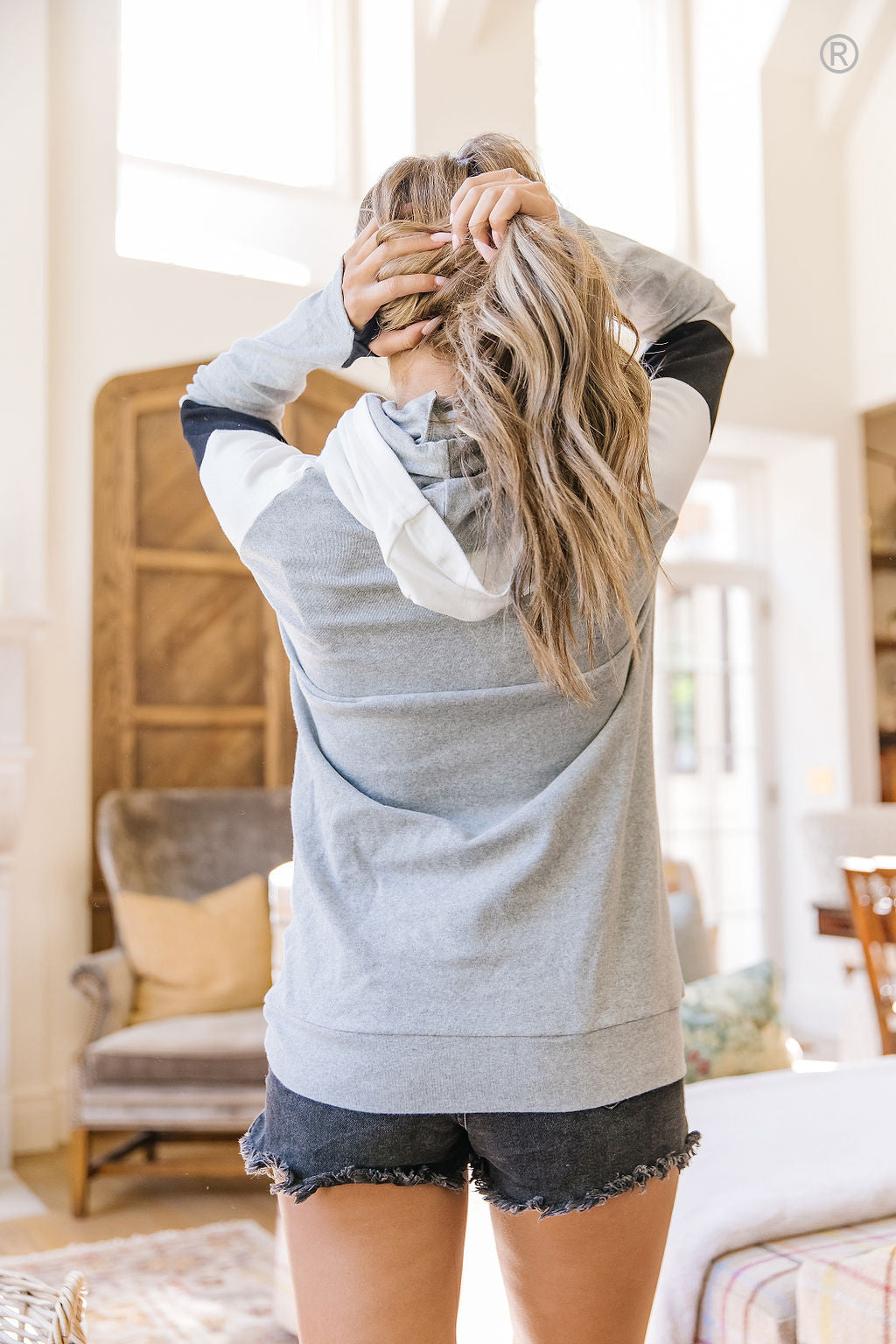 BEVIQUEEN DoubleHood™ Sweatshirt - Moonlight Mist